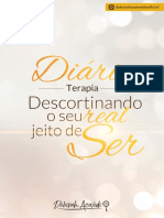 Diário - Terapia Descortinando o Seu Jeito de Ser