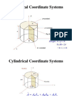 Cylindrical Coordinate Systems