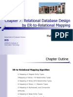 Chapter 7: Relational Database Design by ER-to-Relational Mapping