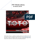TOTO Tribute Library For Roland JD-XA