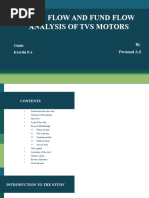 Cash Flow and Fund Flow Analysis of Tvs Motors: Guide Keerthi P.A