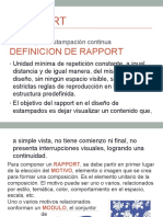 Diseño de rapport para estampación