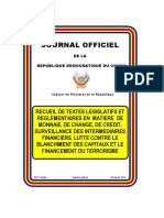 BCC JO Du 23-01-13 - Recueil Règlement Banques en RDC