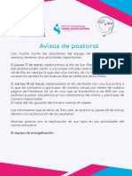 Avisos - Depastoral Marzo Secundaria-1647052725682