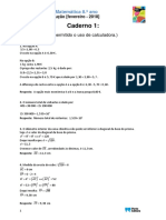 Matemática 8o ano resolução fevereiro 2018