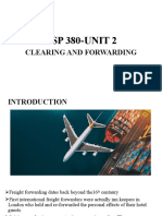 Bsp 380-Unit 2 Clearing and Forwarding [Autosaved]