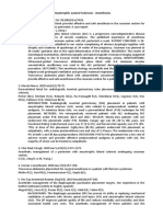 amyotrophic lateral sclerosis - Anesthesia