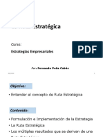 Estrategia Empresarial Clase 3la Ruta Estratégica