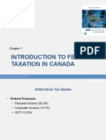 Introduction To Federal Taxation in Canada