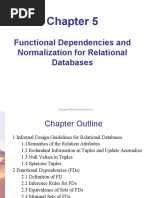 Functional Dependencies and Normalization For Relational Databases