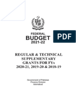 5 Regular Technical Supplementary Grants