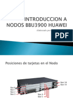 Introduccion a Nodos BBU3900