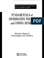 Fundamentals of Information Theory and Coding Design