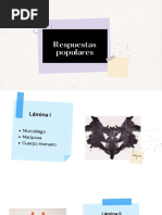 Interpretación del Test de Rorschach | PDF | Artes del Lenguaje y ...