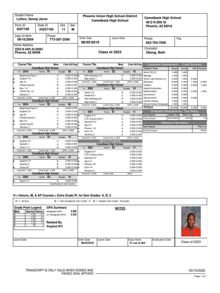 Lofton Transcript | PDF