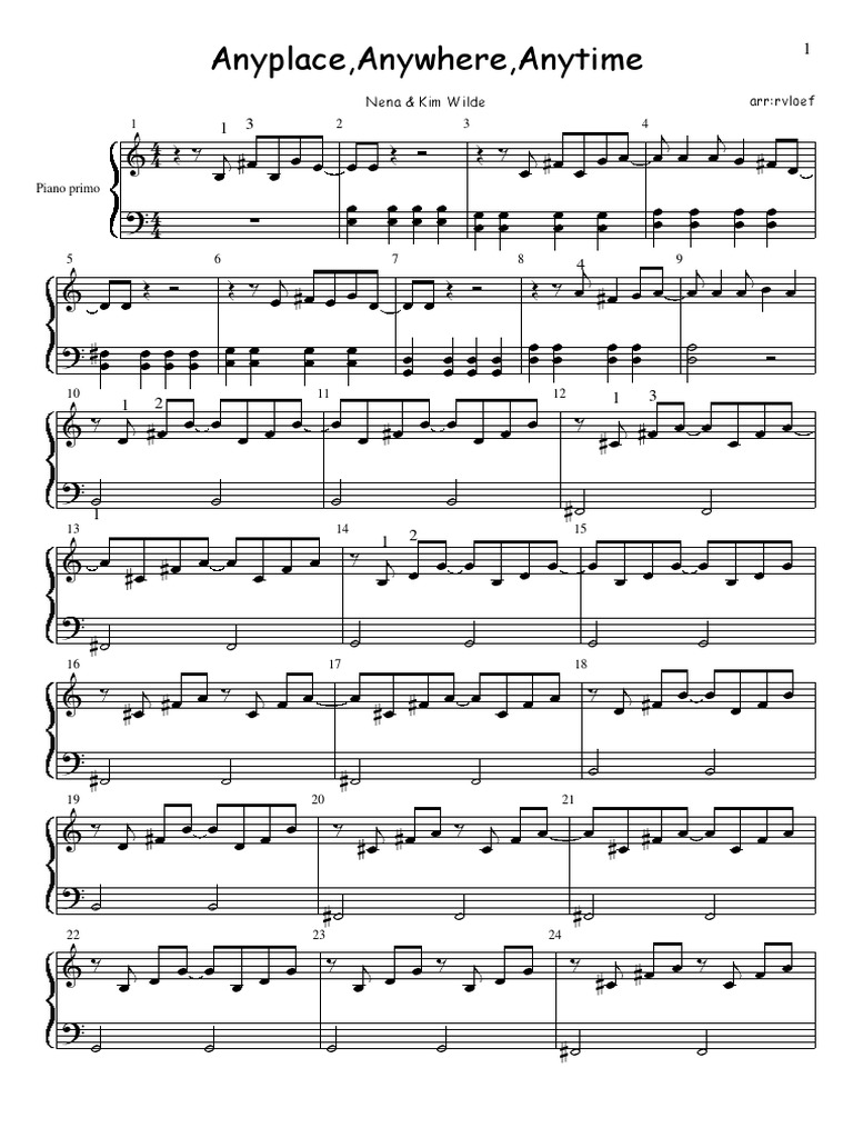 Anyplace Anywhere Anytime By Nena Kim Wilde Pdf