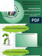 Epistemologìa Del Desarrollo de Proyectos