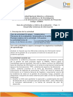 Guía de actividades y Rúbrica de evaluación - Unidad 1 - Paso 2 - Desarrollar Sistemas de Información