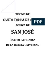 Textos de S Tomás Sobre San José