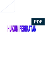 HUKUM PERIKATAN