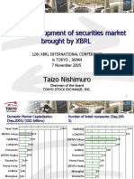 Rapid Development of Securities Market Brought by XBRL