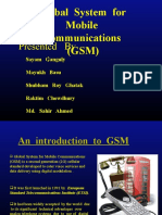 Global System For Mobile Communications (GSM) : Presented by