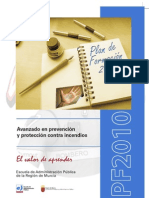 Curso Avanzado de Prevención, Extinción de Incendios 2010