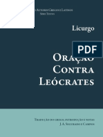 Licurgo Oracao Contra Leocrates