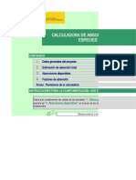 Calculadora CO2 especies forestales