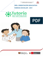 Plan de Tutoría, Orientación Educativa - 2021 - Urbano