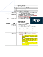 Research Methods Session No. Date Activity: Formative Recorded