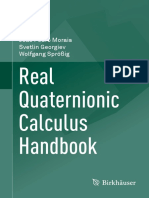Real Quaternionic Calculus Handbook by João Pedro Morais, Svetlin Georgiev, Wolfgang Sprößig (Auth.)