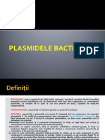 GENOMICA CURS 4 Plasmidele Bacteriene