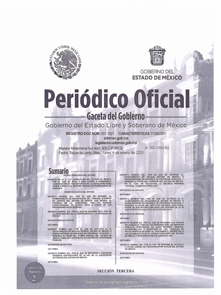 Leyenda para Doctos Oficiales 2021 PDF