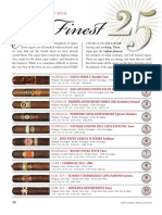 Finest 25 Cigars of 2012 - Cigar Journal