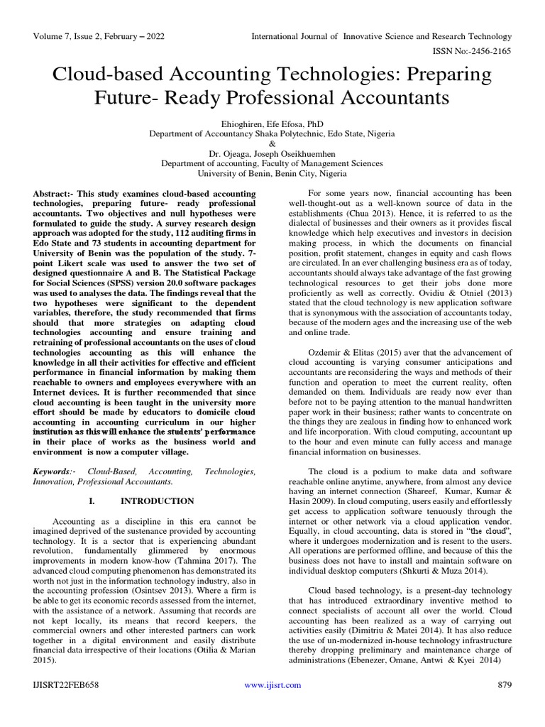 Cloud Accounting for Future-Ready Accountants | PDF | Cloud Computing ...