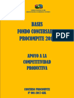 Concurso Procompite N° 001-2017-GRL para apoyar cadenas productivas