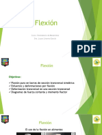 Flexión: esfuerzos y deformaciones en elementos sometidos a flexión