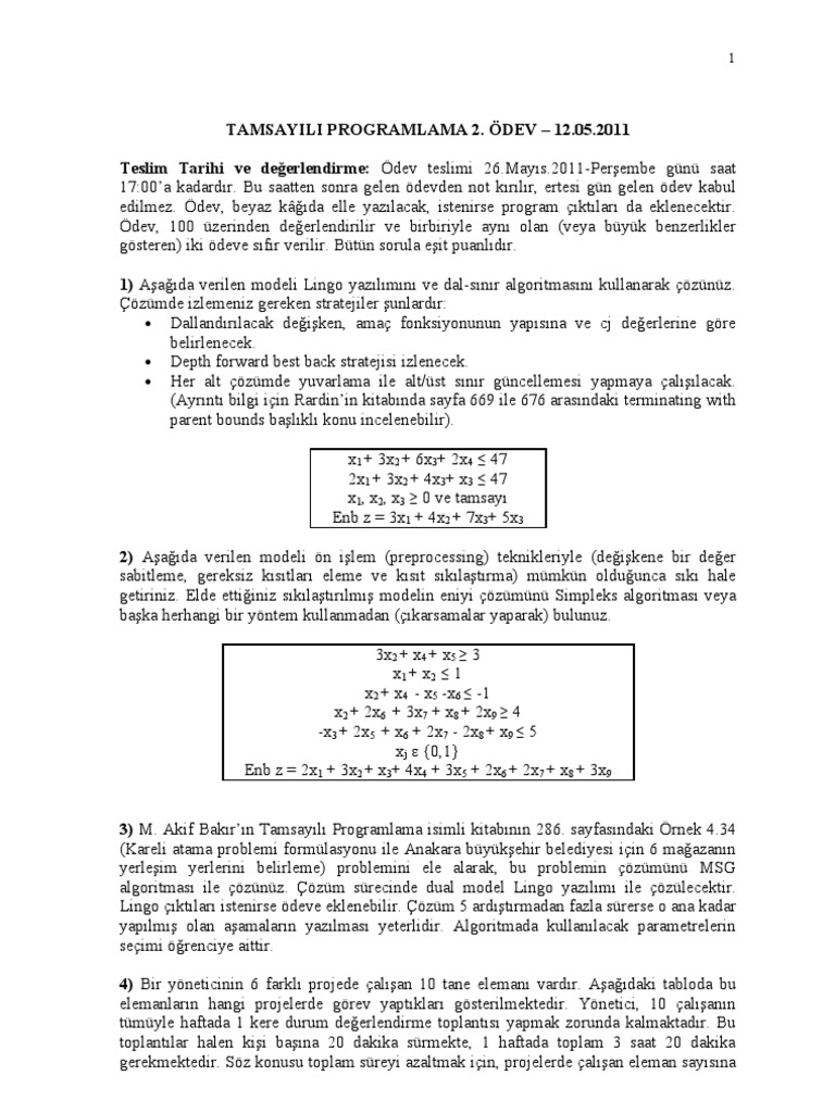 TamsProg Odev2 | PDF