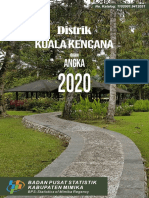 Kecamatan Kuala Kencana Dalam Angka 2020