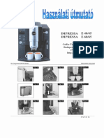 Jura Impressa E40 E45 E60 E65 Hasznalati Utasitas