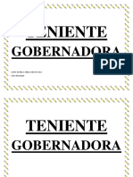 Teniente Gobernadora