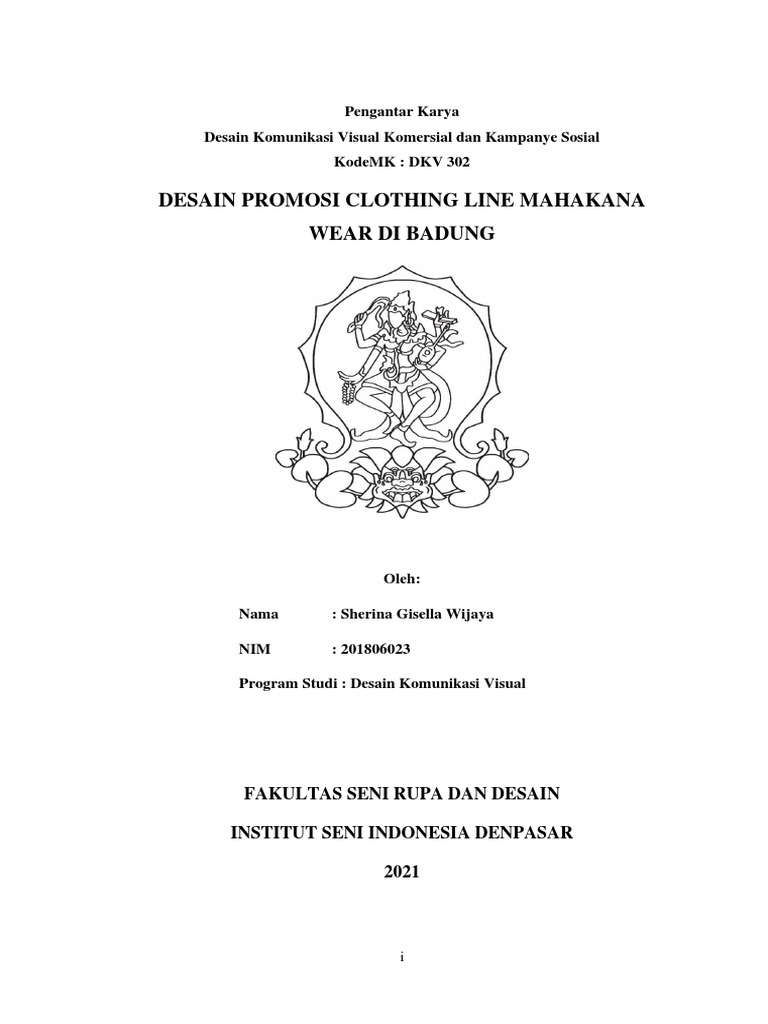 Desain Promosi Mahakana Wear Badung Pdf