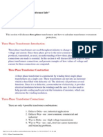 E.T.E. 3 Phase Transformer Info