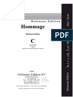 Hommage Conductor Score