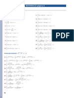 Tabla de Integrales