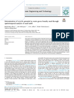 Determination of Recycle Potential in Waste Green Foundry Sand Through Spatiotemporal Analysis of Sand Mold