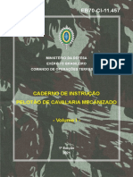 EB70-CI-11.457 - Pelotão de Cavalaria Mecanizado - Volume I