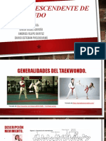 taekwondo patada descendente