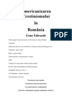Americanizarea Crestinismului in Romania